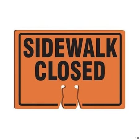 Accuform Traffic Cone Top Warning Sign FBC737